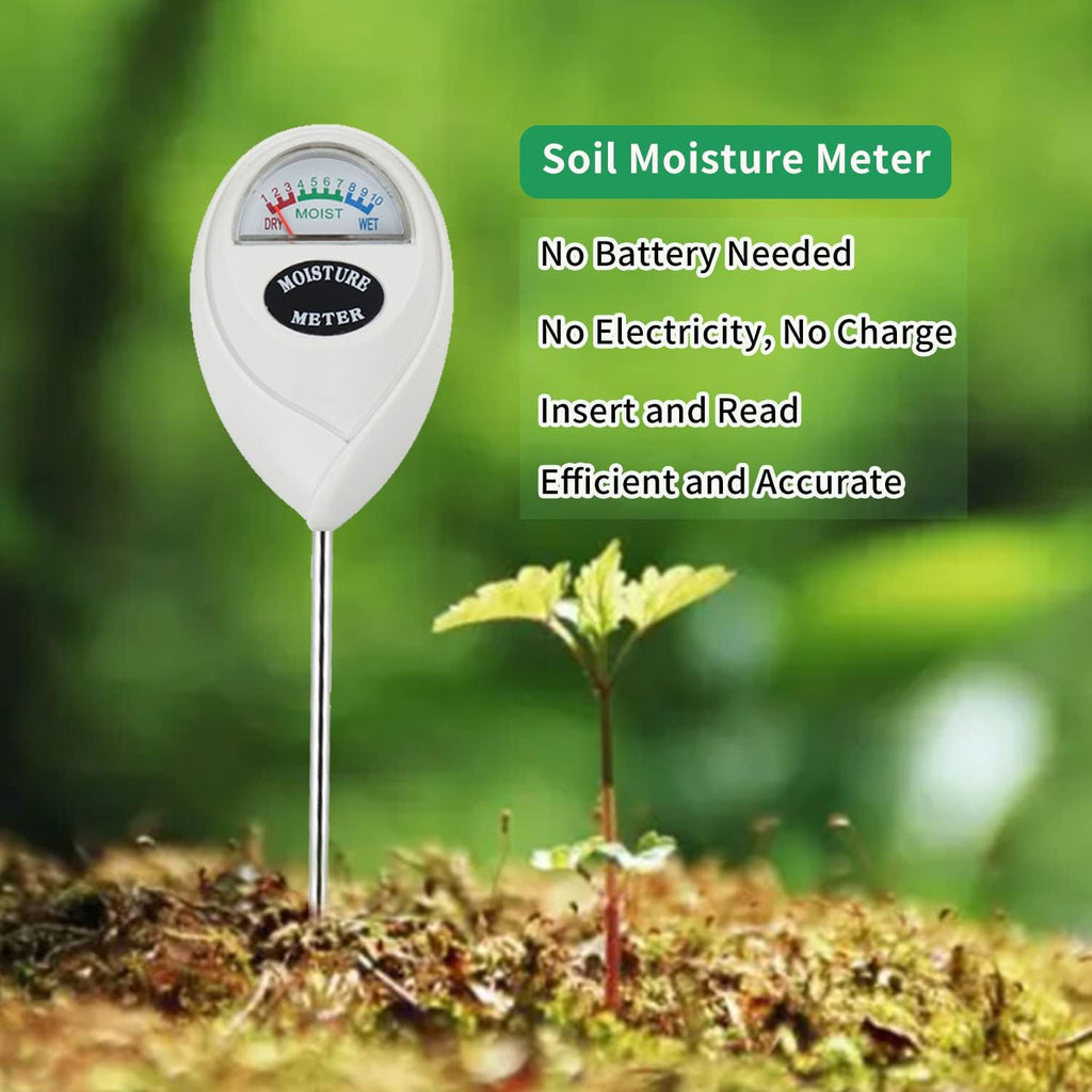 Soil Moisture Meter, Long Probe Soil Moisture Monitor for House Plants, Soil Hygrometer Moisture Sensor for Indoor &