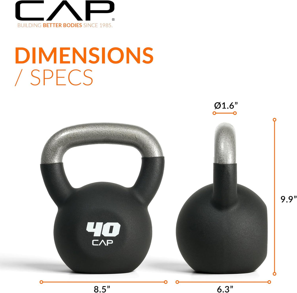 Neoprene Coated Kettlebells - Multiple Sizes