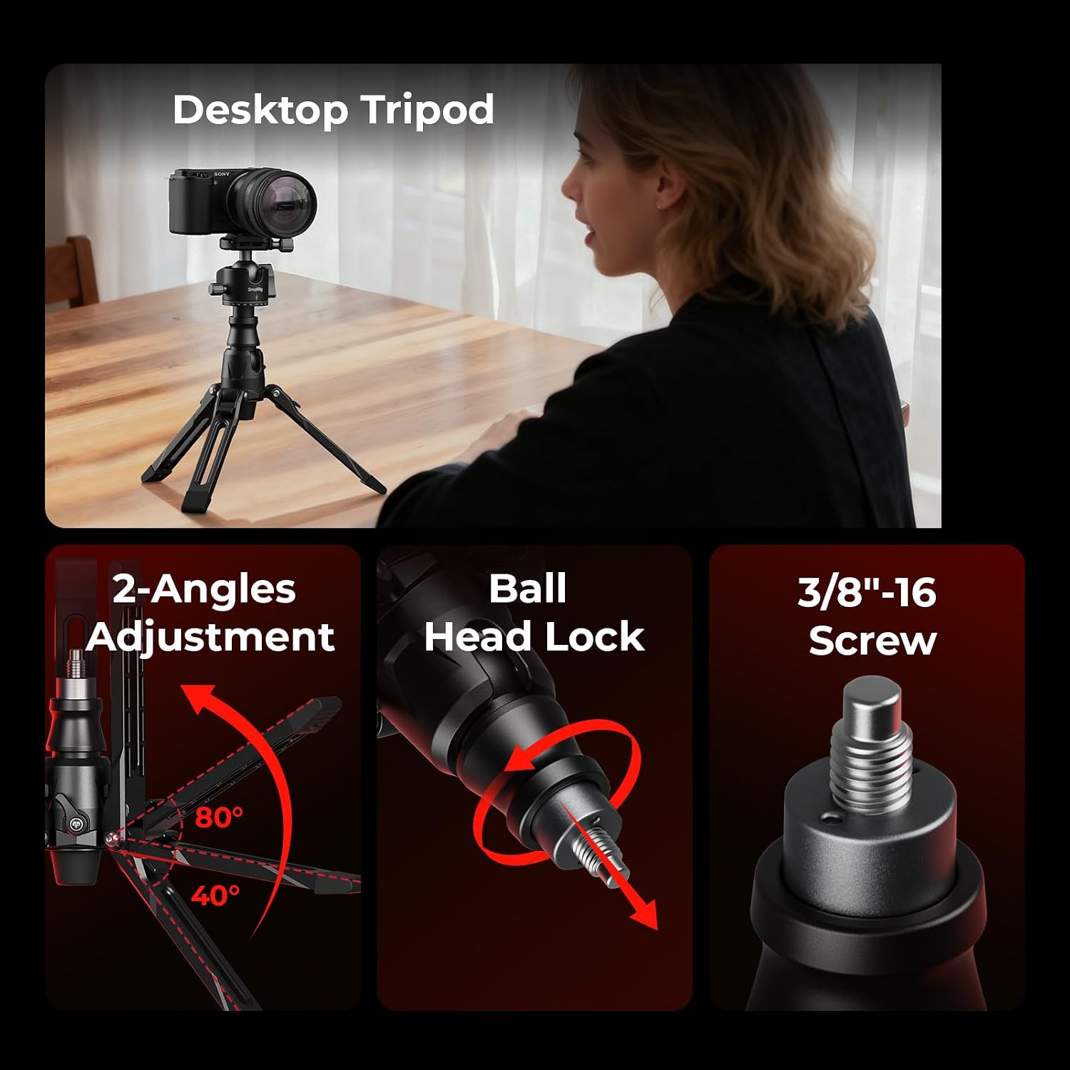 65.6"/ 166.5cm Carbon Fiber Ball Head Monopod for Camera | One-Button Lift & Lock, Ball Head Max. Playload 5kg/ 11lb