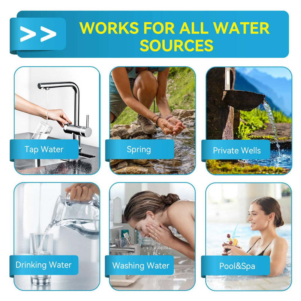 Heavy Metals Water Test Strips (8 Tests) - 100ct Home Water Testing Kit