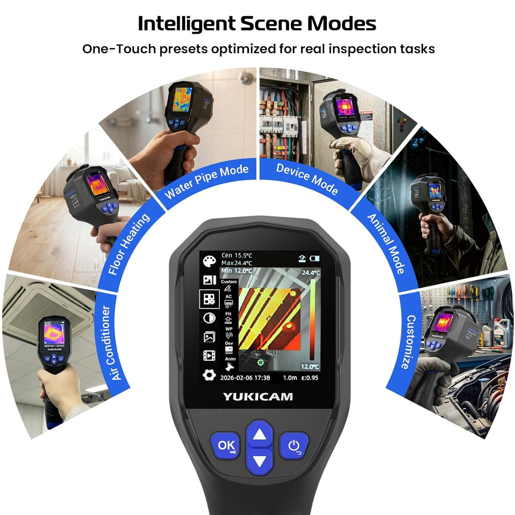 Thermal Imaging Camera, Dual-Light Infrared Thermal Camera for Home Inspection