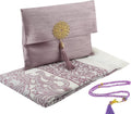 Muslim Prayer Rug with Tasbih and Portable Bag, Muslim Gift for Women Men, Mubarak Islamic Box, Soft Mat Islam Gifts
