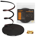 HANGLIFE GT2 Timing Belt with Copper Buckle - 3D Printer Open Synchronous Belt (2mm Pitch) 3D Printer Accessories - 9mm x 5M (16.4ft)