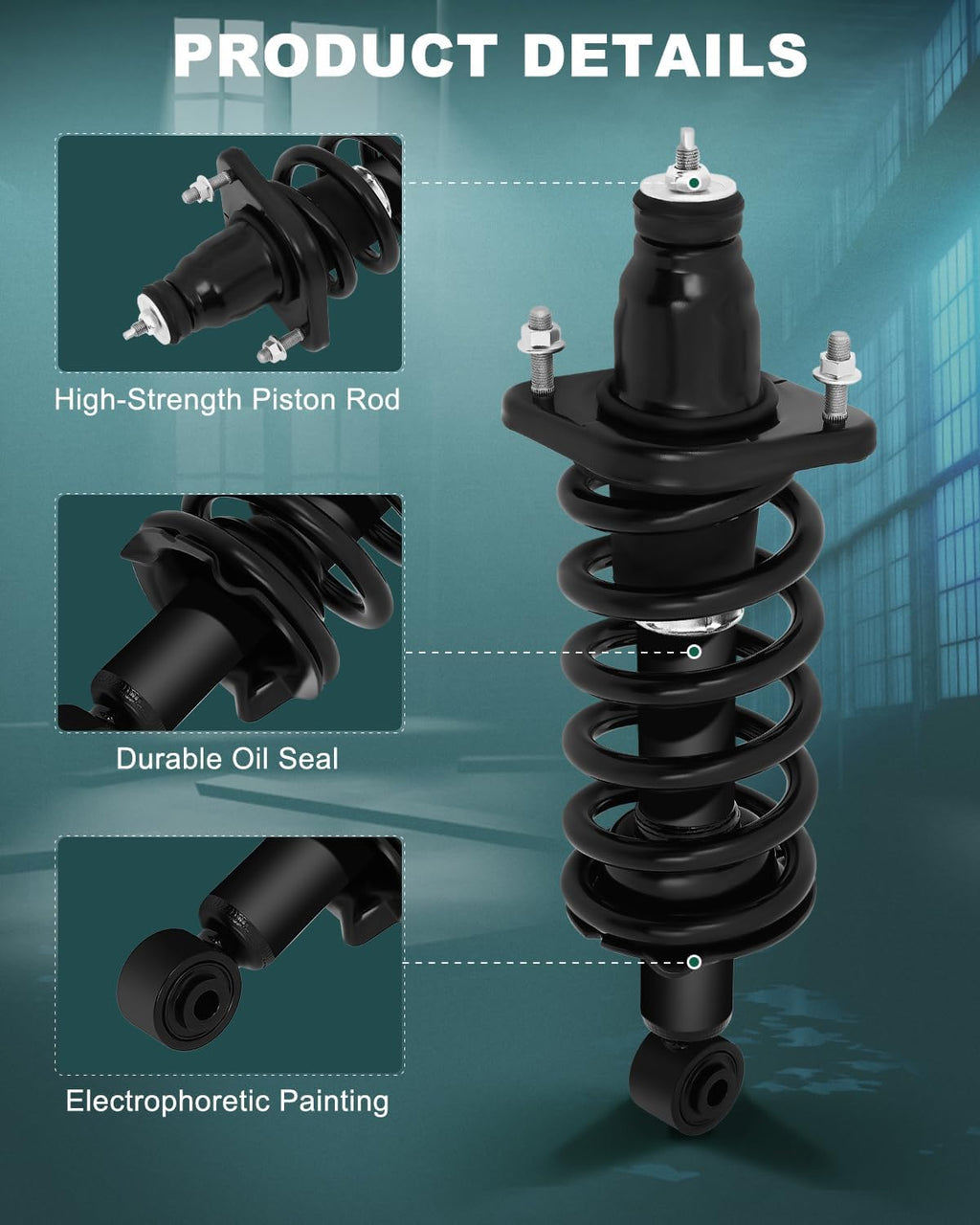 AUTOMUTO Rear Strut Spring Assembly for Honda CR-V 4WD AWD FWD 2007-2011