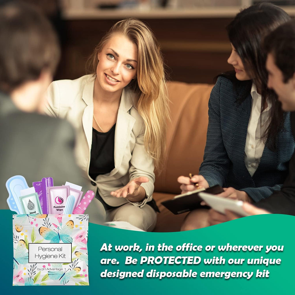 Menstrual Kit All-in-One 10 Pack | Convenience on The Go | Period Kit Pack for Travelling, Tweens & Teenager |