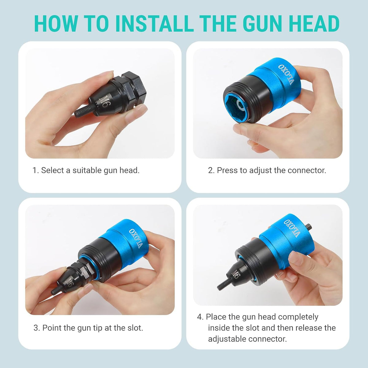 Rivet Nut Drill Adapter for Electric Drill Upgraded Rivet Nutsert Kit