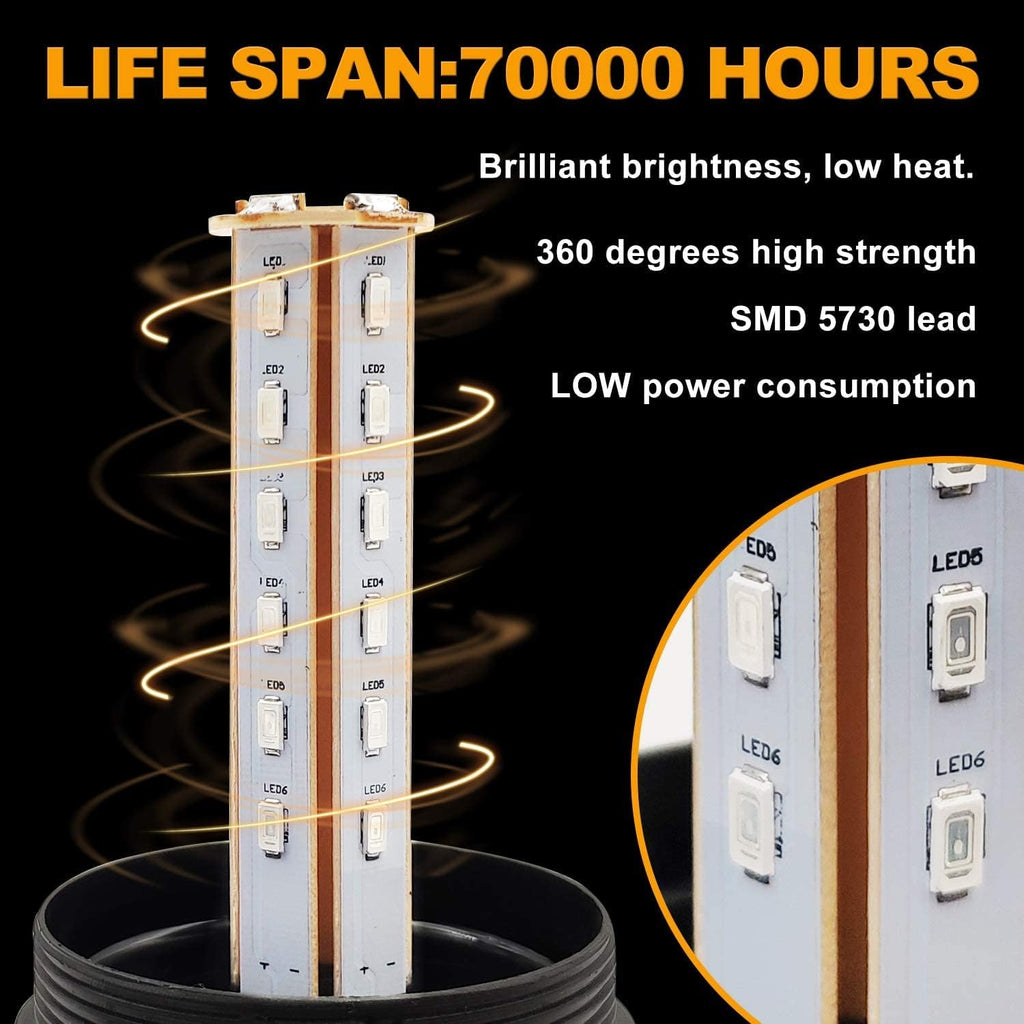 LED Strobe Light, 12V-24V Warning Emergency Safety Flashing Beacon Lights with Magnetic and 16.4 ft Straight Cord