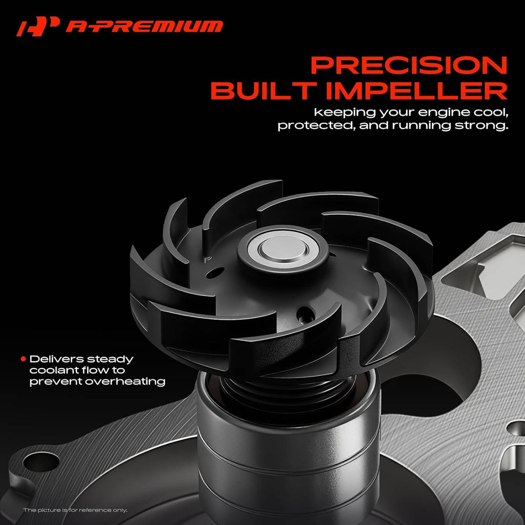 A-Premium Engine Water Pump Compatible with Subaru Forester 2006-2010 Impreza Sport Legacy Outback 2006-2012 H4 2.5L