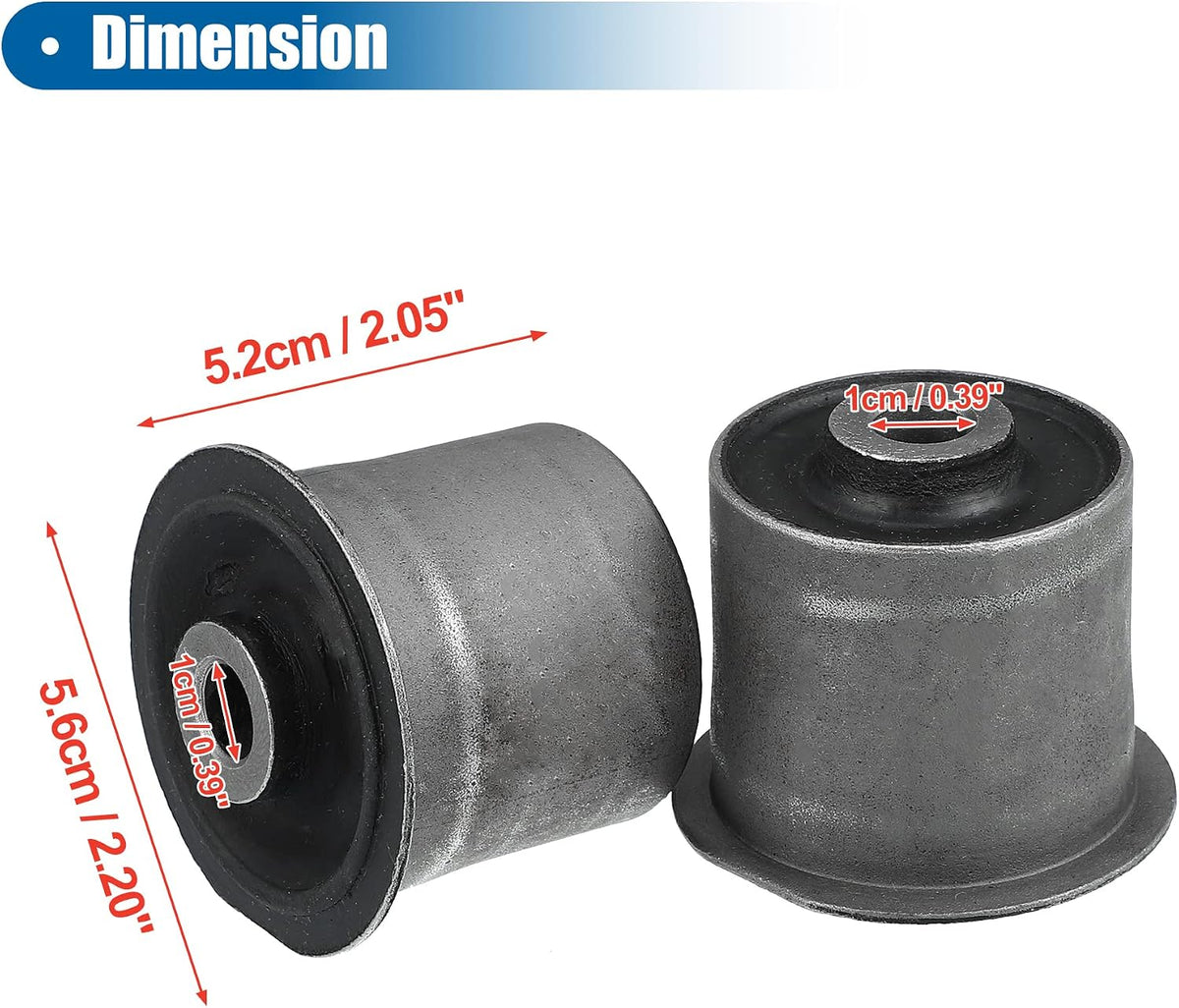 X AUTOHAUX 2pcs Front Upper Control Arm Bushing for Jeep Grand Cherokee