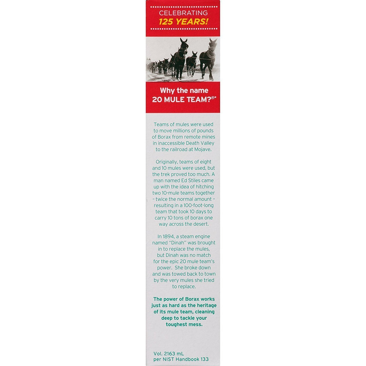 Borax Detergent Booster, 65 OZ
