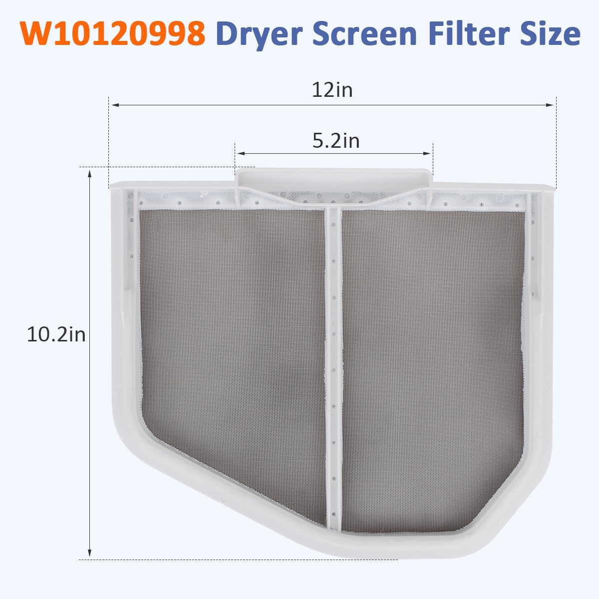 W10120998 Dryer Lint Filter Screen Fit for Whirlpool Kenmore