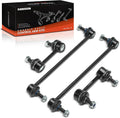 A-Premium Front & Rear Sway Bar Link Stabilizer Bar End Link Kit