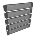 5 Pack 2U Venting Blank Panel - Steel 19" Rack Mount