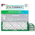 13.5x13.5x1 Air Filter MERV 8 Dust & Allergy Defense (4-Pack)
