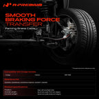 A-Premium Rear Parking Brake Cable Assembly Compatible with Dodge Models