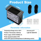 W0302184 Digital Freezer Controller Compatible with Atosa Refrigerator