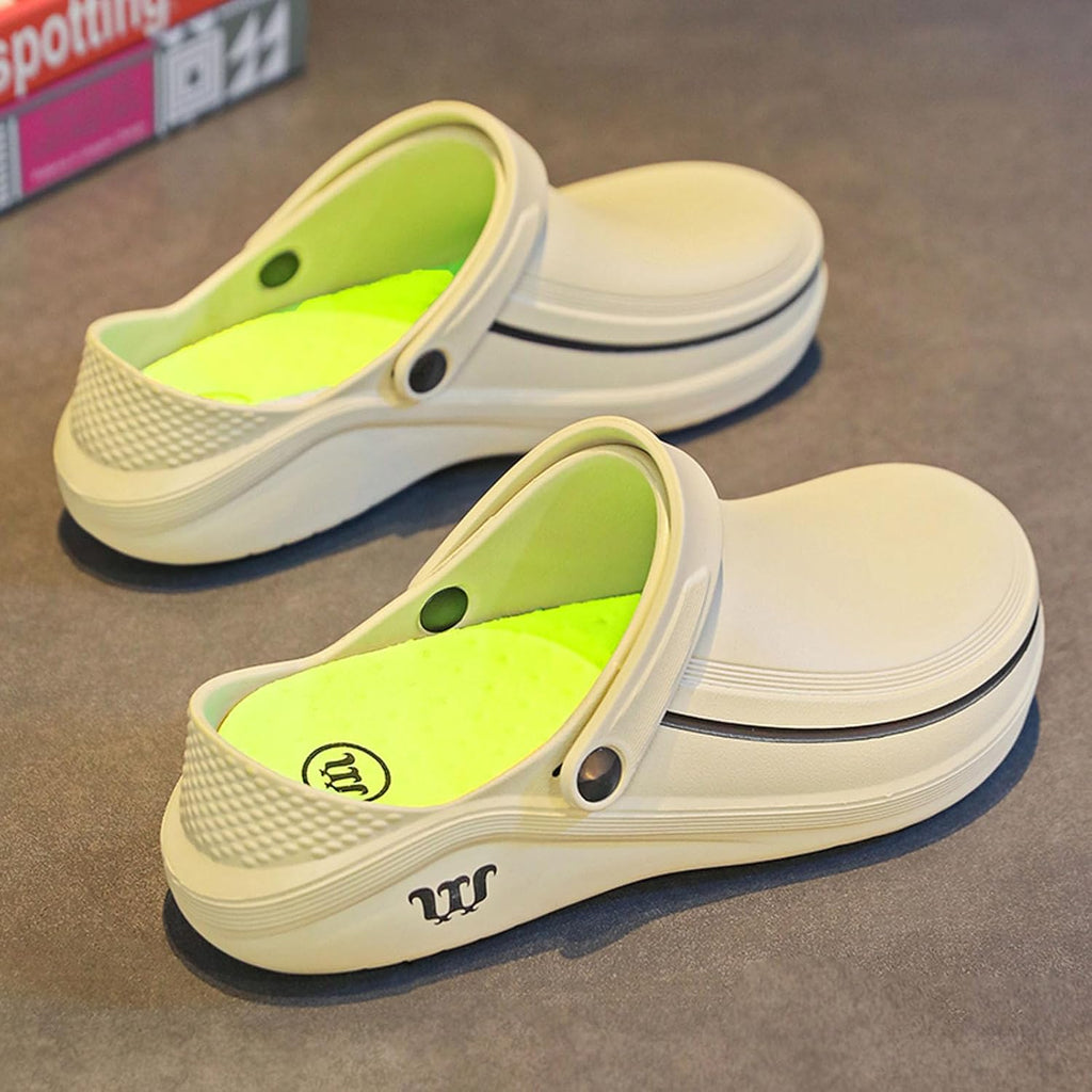 Men's Women's Work Clogs - Unisex Garden Chef Shoes Non Slip Waterproof Nurse Kitchen Food Service Shoes