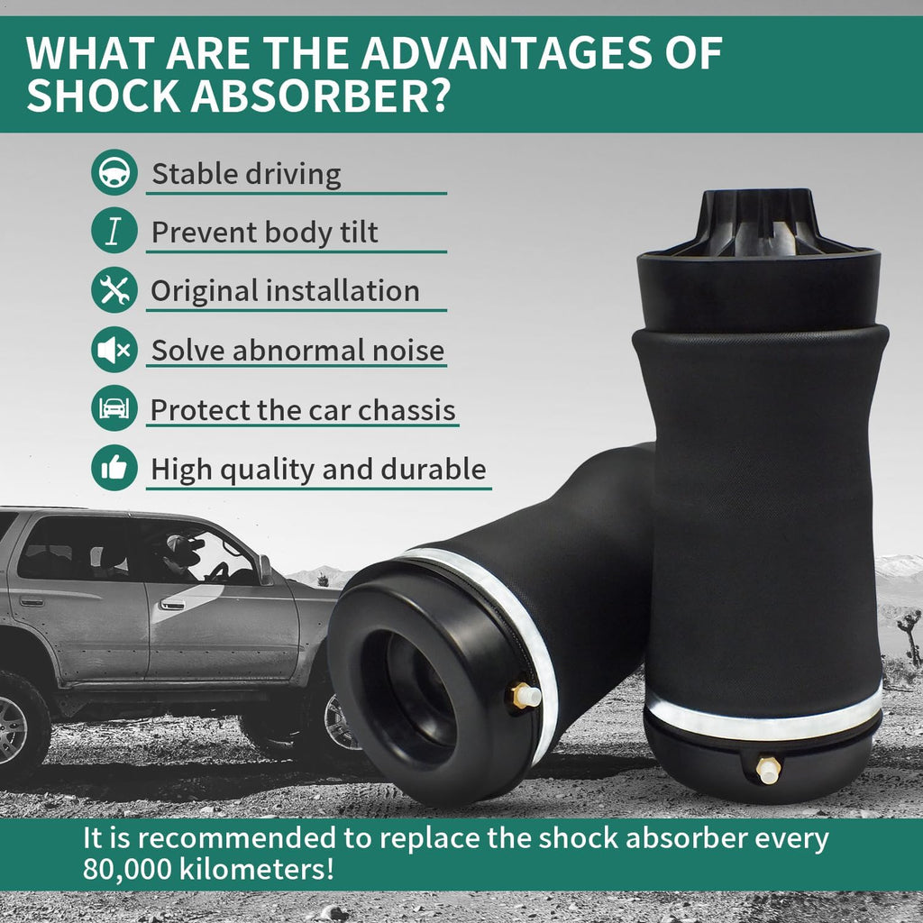 Pair Rear Air Bags for Trucks Suspension Kit Compatible with Jeep Grand Cherokee 2011 2012 2013 2014 2015 68029912AE 68029911AB 68029912AC 68029912AD, Rear Air Springs Left & Right