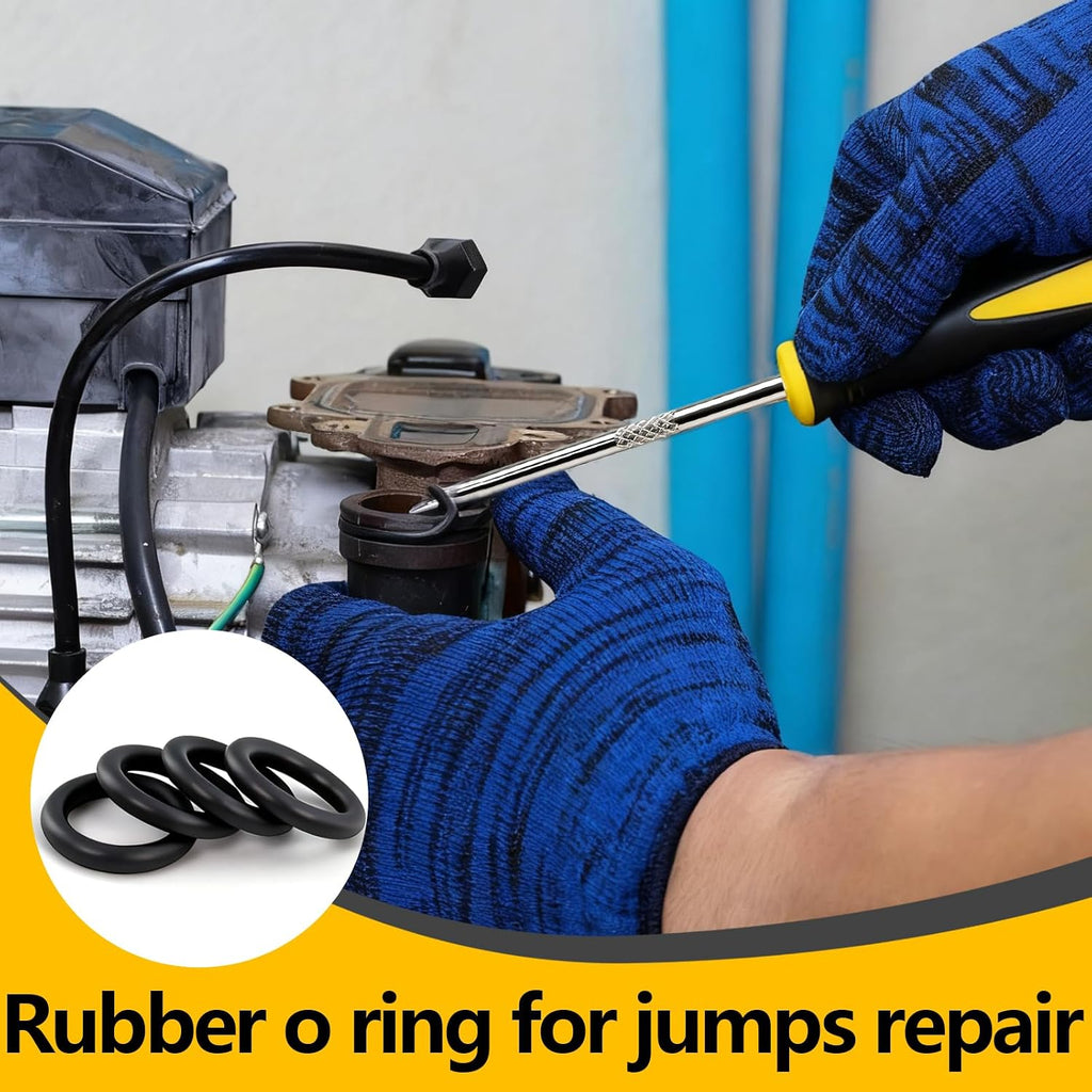 32 Sizes Rubber O Ring Assortment Kit, 1540 Pcs Metric O-Ring Kits