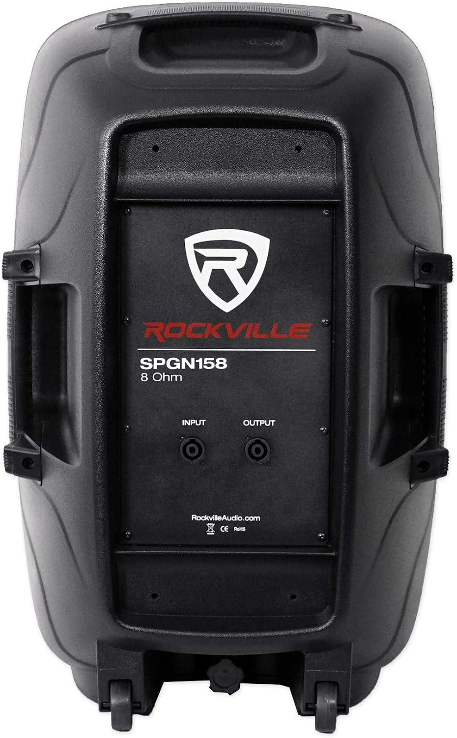 SPGN158 15" Passive DJ PA Speaker, 1600W Peak/800W Program/400W RMS, 8 Ohm, 3" Voice Coil, ABS Cabinet, Deep Bass