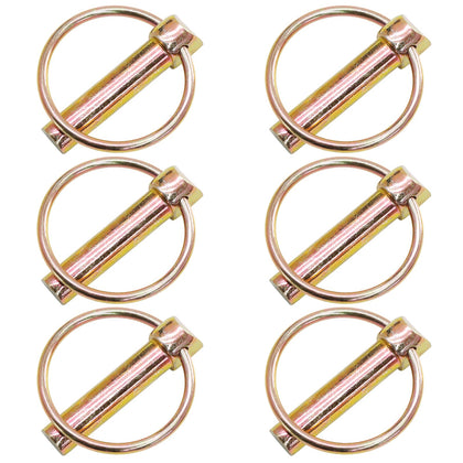 6 Pcs 7/16" Lynch Pin with Ring