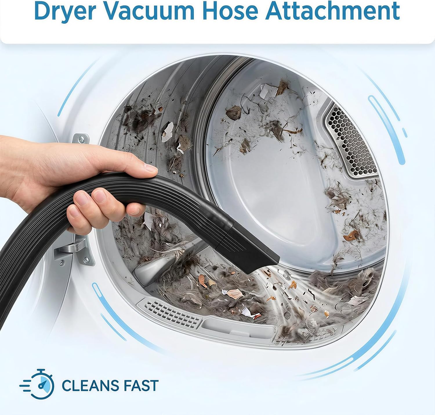 25" Flexible Vacuum -Generic Flexible Vacuum Crevice Tool Universal Attachment Long Reach Design Cleaning Accessory