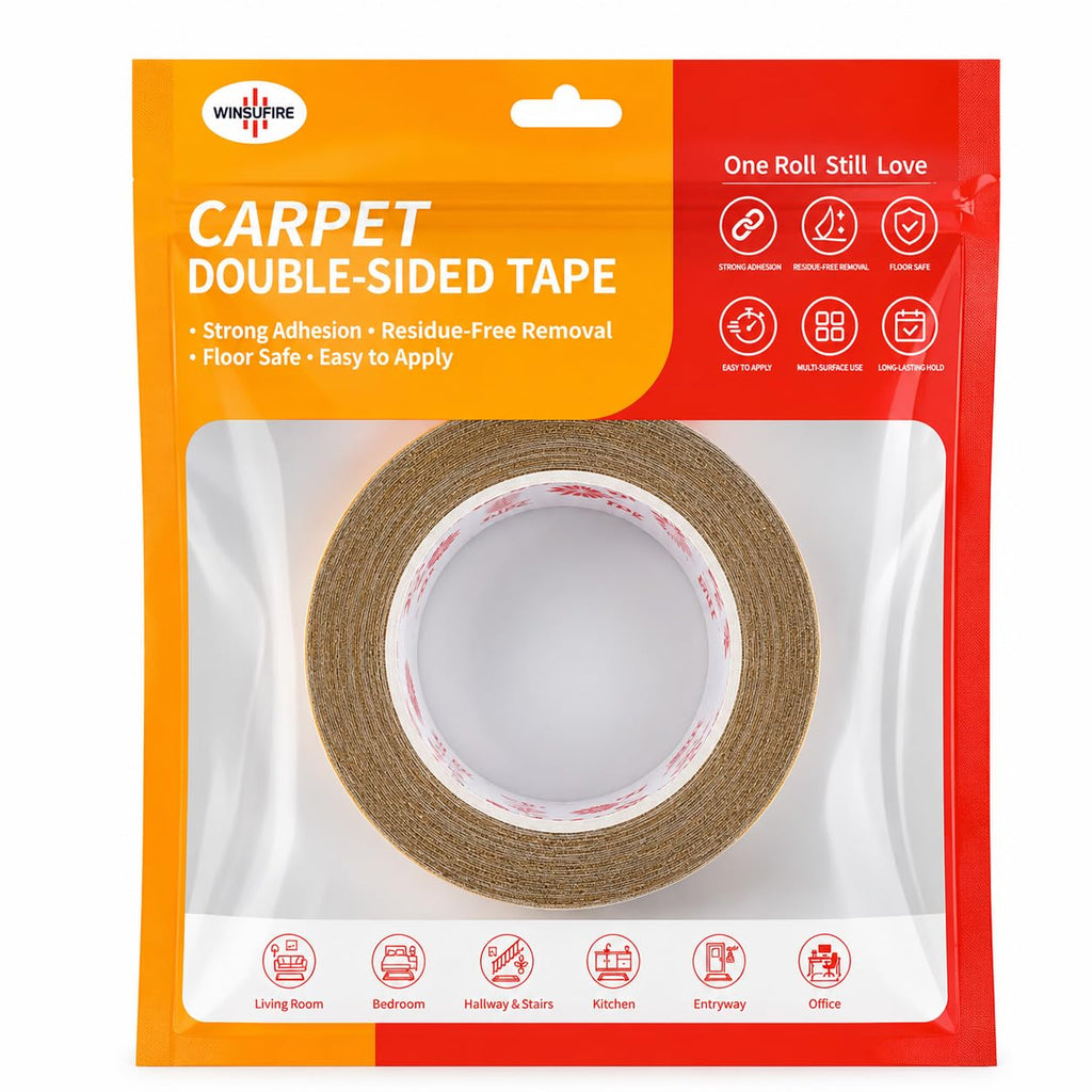 Carpet Tape Double Sided, 2 Inch/16 Yards