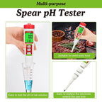 YINMIK Food pH Tester with pH Calibration Storage Solution Digital pH Meter
