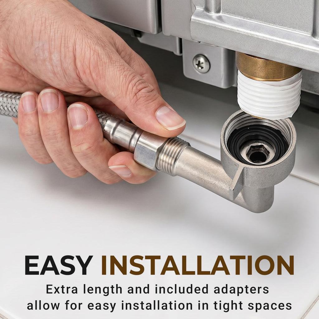 Forgebound 11 Ft Dishwasher Installation Kit with Adapter for Easy Install