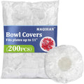 200 Bowl Covers for Bread Proofing - Medium Plastic Wrap for Food