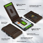 Genuine Leather Wallet for Men: Slim RFID Smart Minimalist Wallet