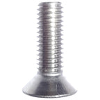 M12-1.75 x 30MM Flat Head Socket Cap Screws, Allen Socket Drive, Din 7991, Stainless Steel A2-70, Full Thread, Plain Finish, Flat Point, Quantity 5 By Fastenere