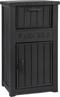 Package Delivery Box for Outside, Outdoor Storage with Lockable Secure, Anti-Theft Parcel Drop Boxes Outdoor Package