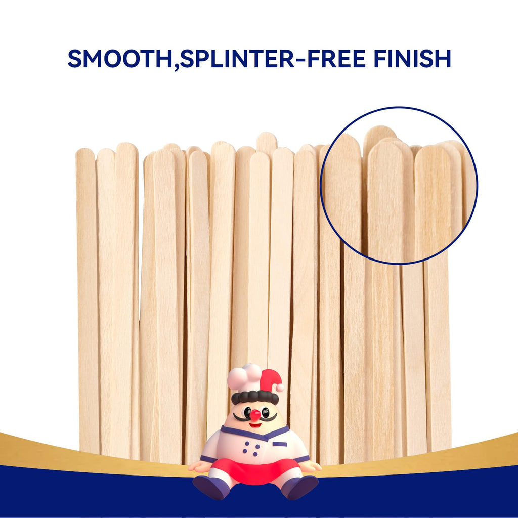 1000 Count Wood Coffee Stirrers 7 inch