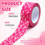 Breast Cancer Awareness Packing Tape, 109 Yard
