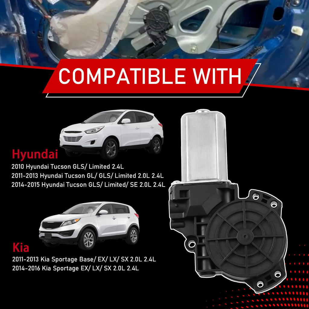 Motarithl Right Passenger Side Power Window Motor Compatible with Hyundai