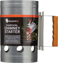 Charcoal Chimney Starter, Galvanized Steel
