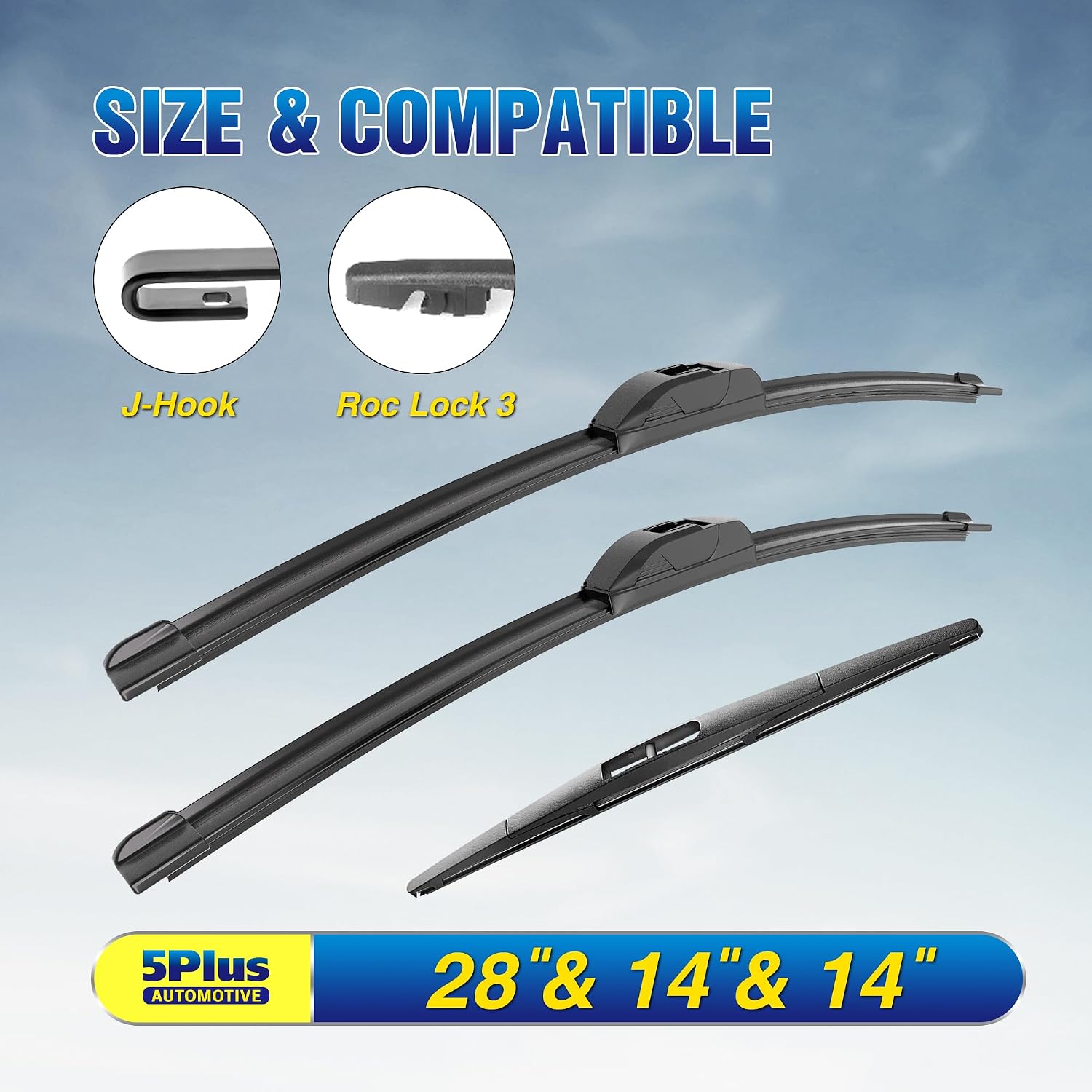 Windshield Wipers Replacement For 2009-2020 Honda Fit Windshield Wipers, Original Equipment Automotive Replacement