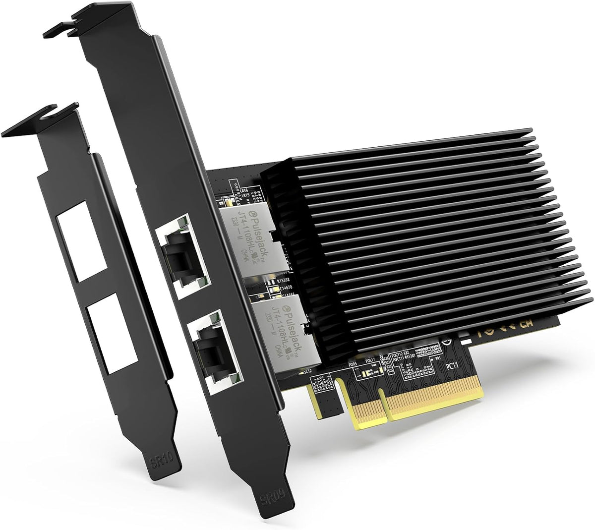 VIMIN 10G PCI-E Network Card with 10Gbps Dual RJ45 Ports