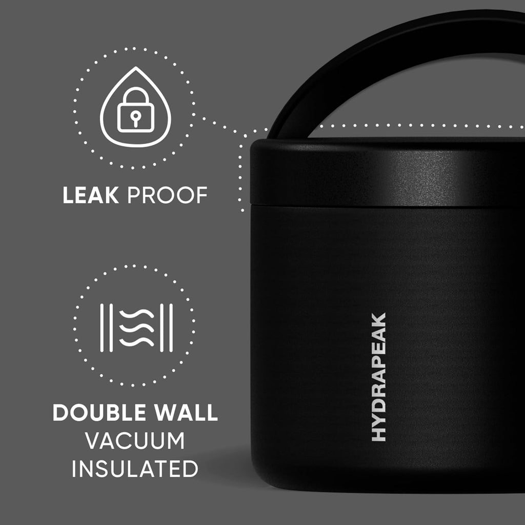 18oz Stainless Steel Vacuum Insulated Food Jar for Hot Food and Cold Food, Wide Mouth Leak-Proof Soup Jar for Adults