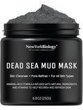 New York Biology Dead Sea Mud Mask for Face and Body | Spa Quality Pore Refiner for Oily Skin | Natural Skincare for