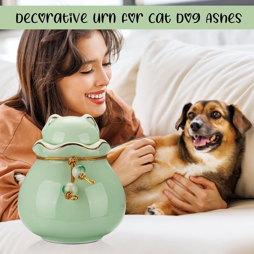 Pet Urn for Dog 3.54" Cat Urn for Ashes Pet Lid Pet Ashes Keepsake