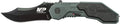 M&P SWMP1B 7.1in High Carbon S.S. Folding Knife with 2.9in Clip Point Blade and Aluminum Handle for Tactical
