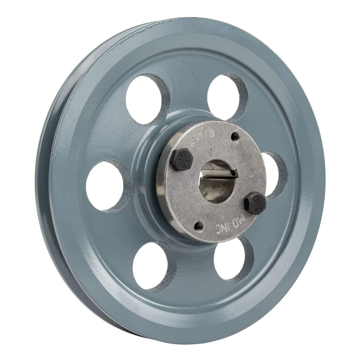 AK84H Cast Iron 8.25" Single Groove Pulley Belt A Section 4L with 7/8" Sheave Bushing