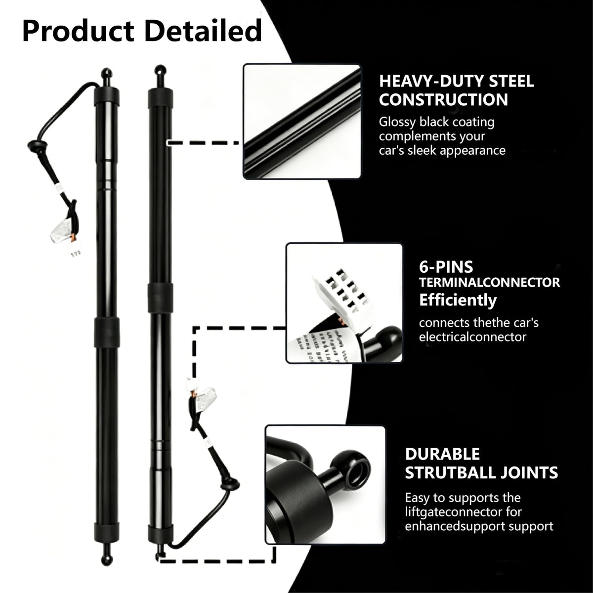 Sinma Auto Power Liftgate Struts for Toyota Highlander 2014-2019