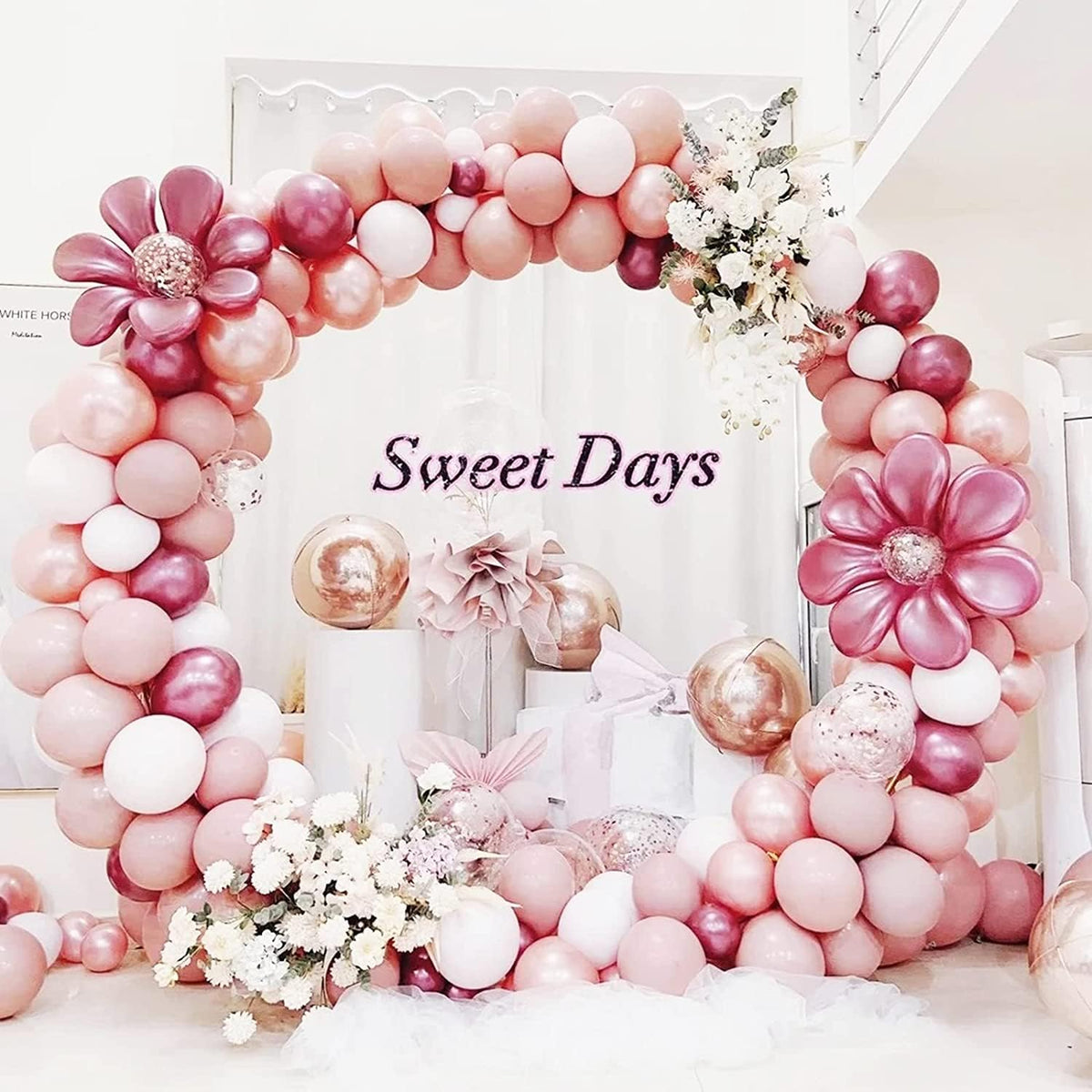 Round Backdrop Stand Gold 9.2ft Circle Arch Large Metal Wedding Arch
