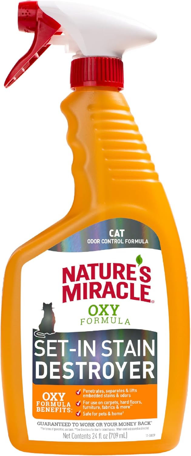 Oxy Set-In Stain Destroyer, Cat Odor Control, 24 oz