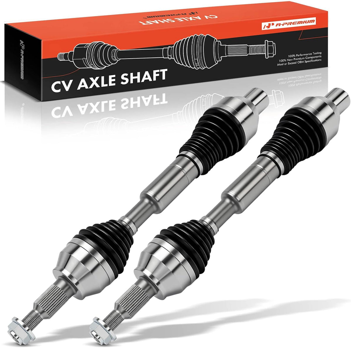 A-Premium Set of 2 Front CV Axle Shaft Assembly