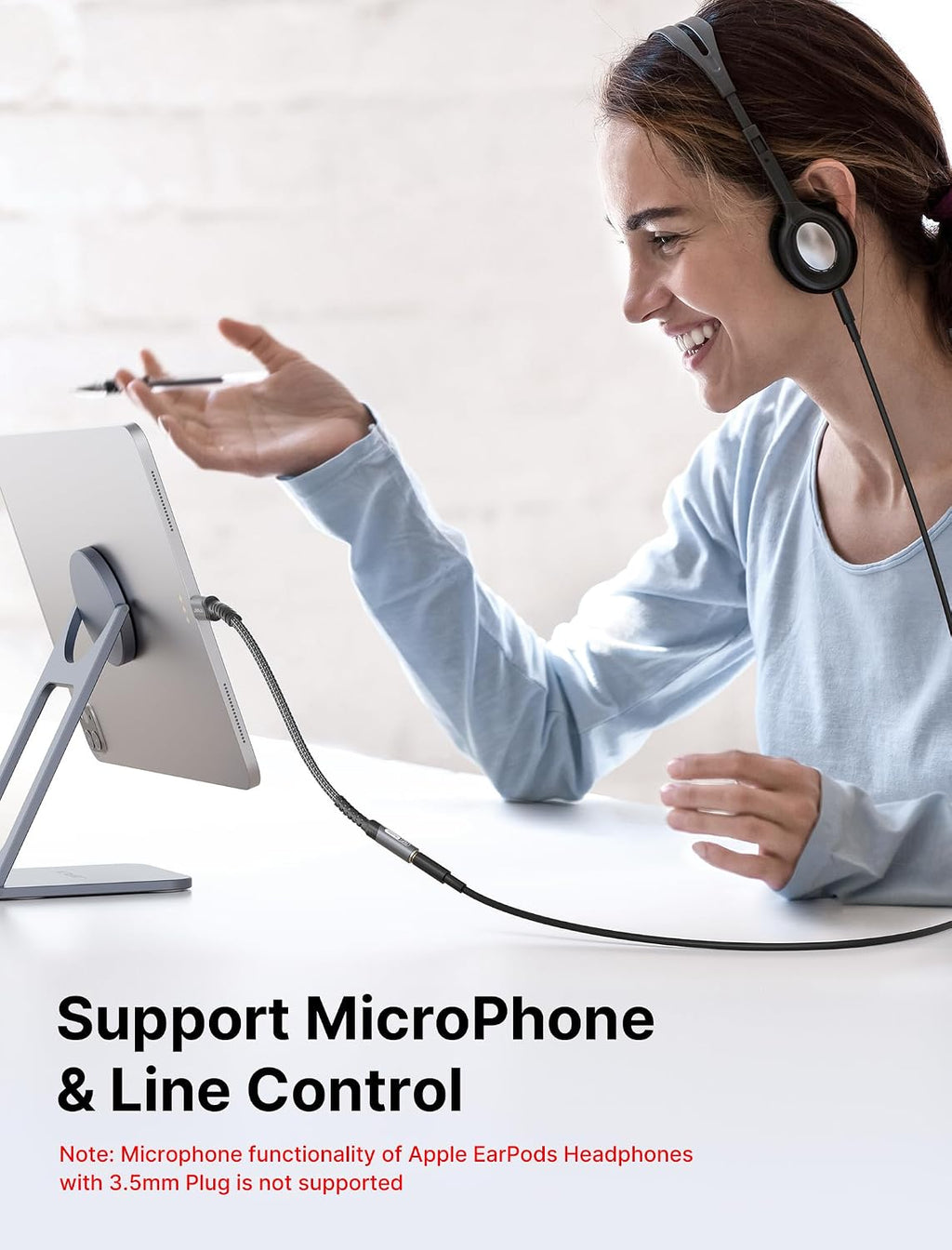 2-Pack USB C to 3.5mm AUX Audio Adapter for iPhone 17, Galaxy S25 | 2-Pack Smart DAC gives clear 16Bit/48kHz audio;