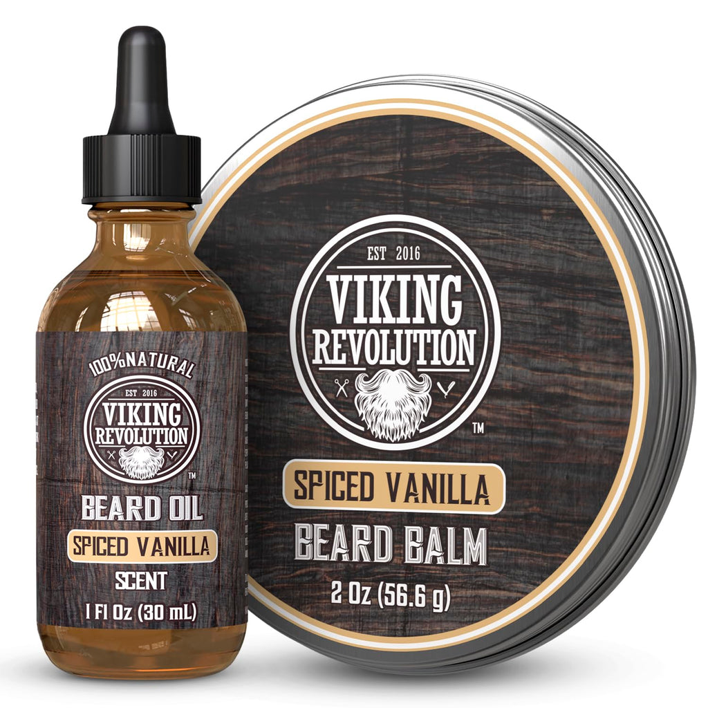 Beard Balm and Beard Oil Bundle - Spiced Vanilla
